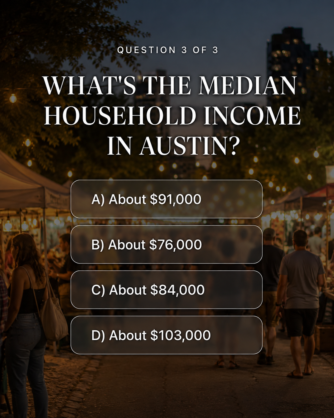 The Hometown Quiz — Question 3