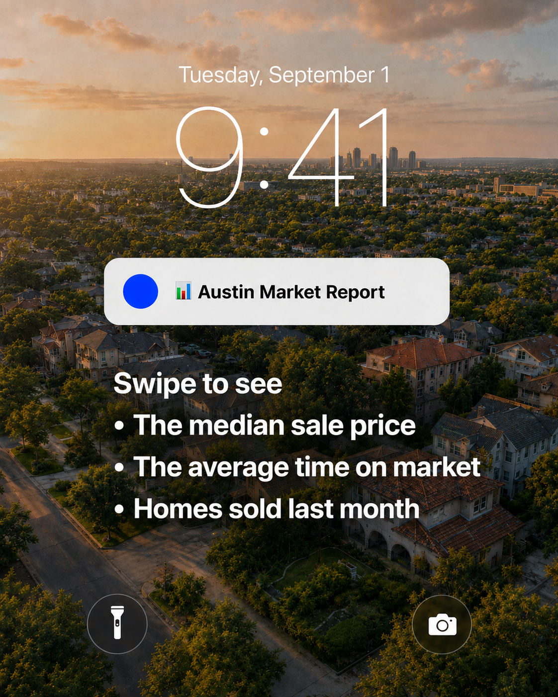 The Alert — Cover — lock screen