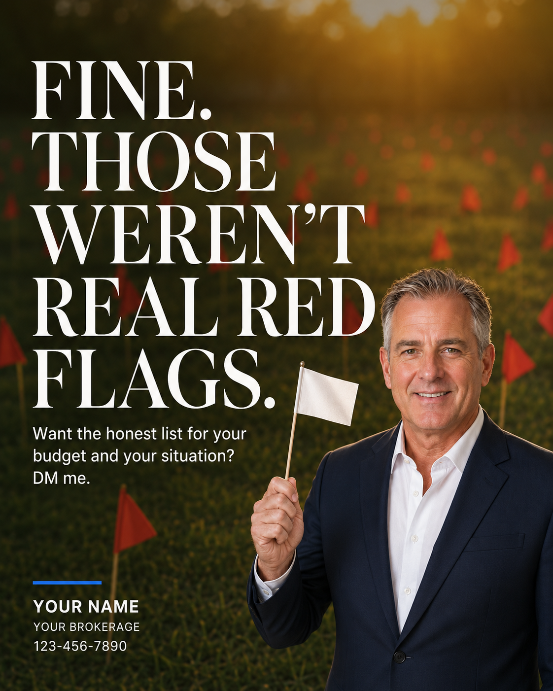 The Red Flags — Closer — white flag
