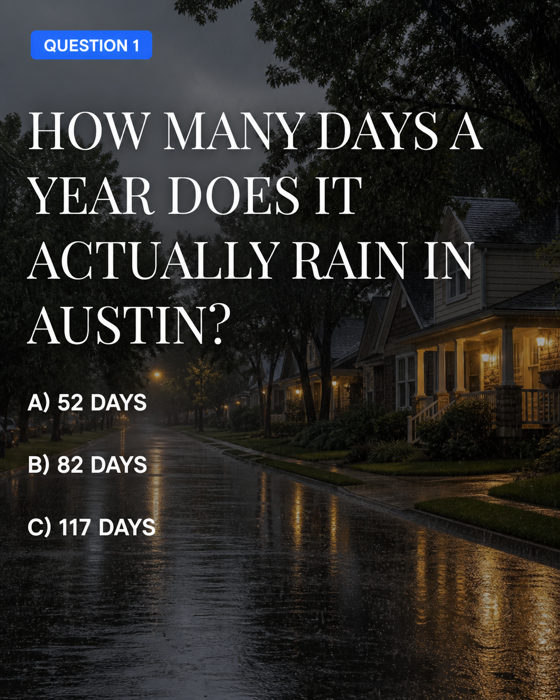 Hometown Quiz — Round 2 — Question 1